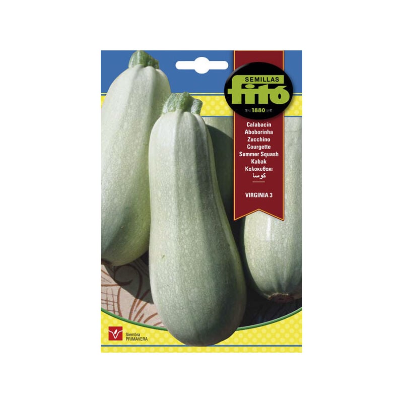 

Plantawa Semillas de Calabacín Virginia 3 7 gr para Siembra Primavera Hortaliza para Cultivar - Fitó