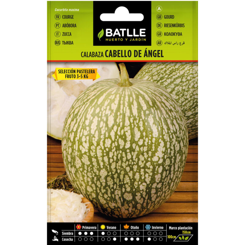 

Semillas de Calabaza Cabello de ángel sel. Pastelera