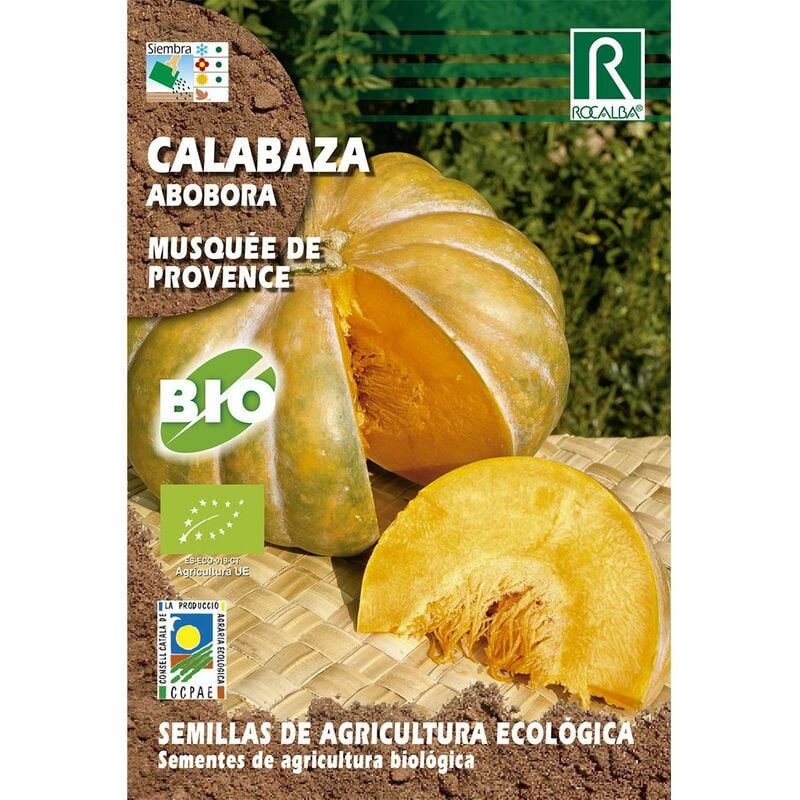 

Semillas ecológicas de calabaza musquee de provence