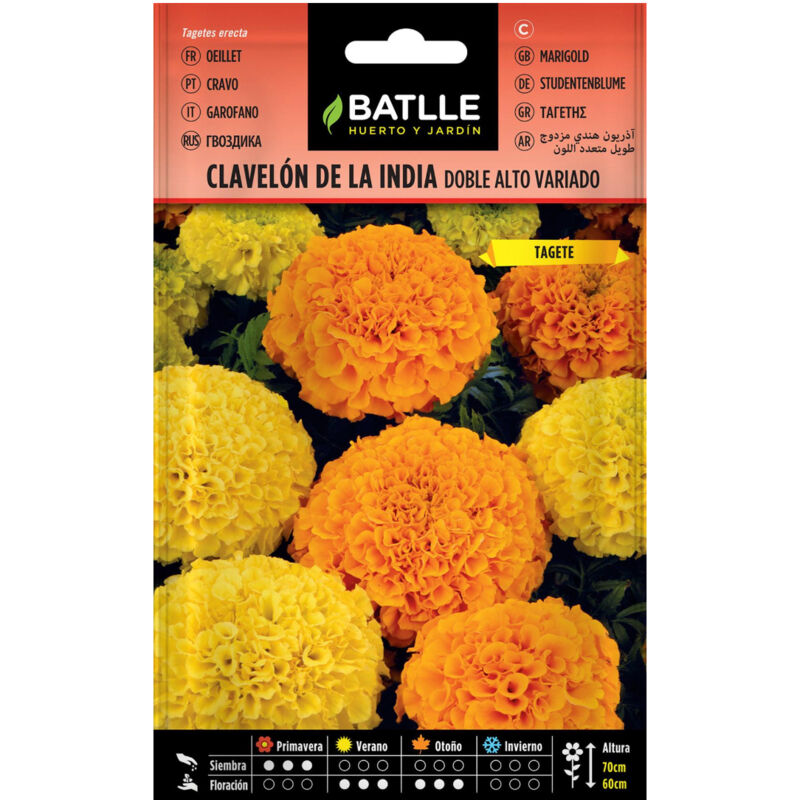 

Semillas de Clavelón de la India doble alto variado