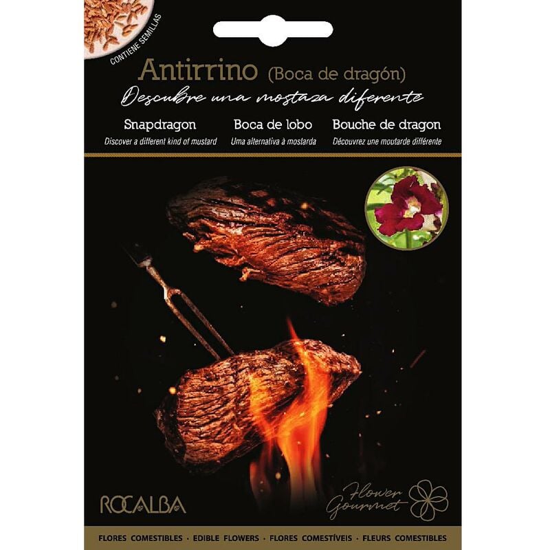 

Semillas de flores comestibles de Antirrino Boca De Dragón - Rocalba