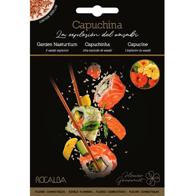 

Semillas de flores comestibles de Capuchina - Rocalba