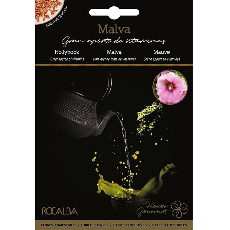 

Semillas de flores comestibles de Malva - Rocalba