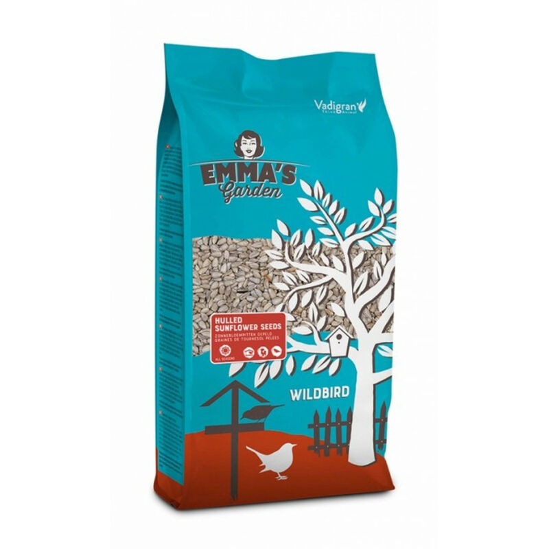 

Semillas de girasol peladas para aves. Bolsa de 800 gramos