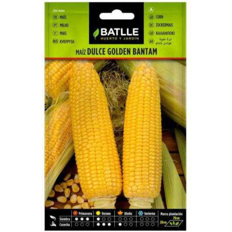 

Semillas de Maíz dulce Golden Bantam