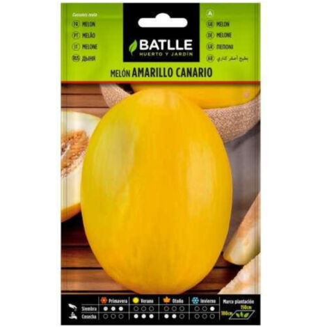 Semillas de Melón amarillo Canario Batlle