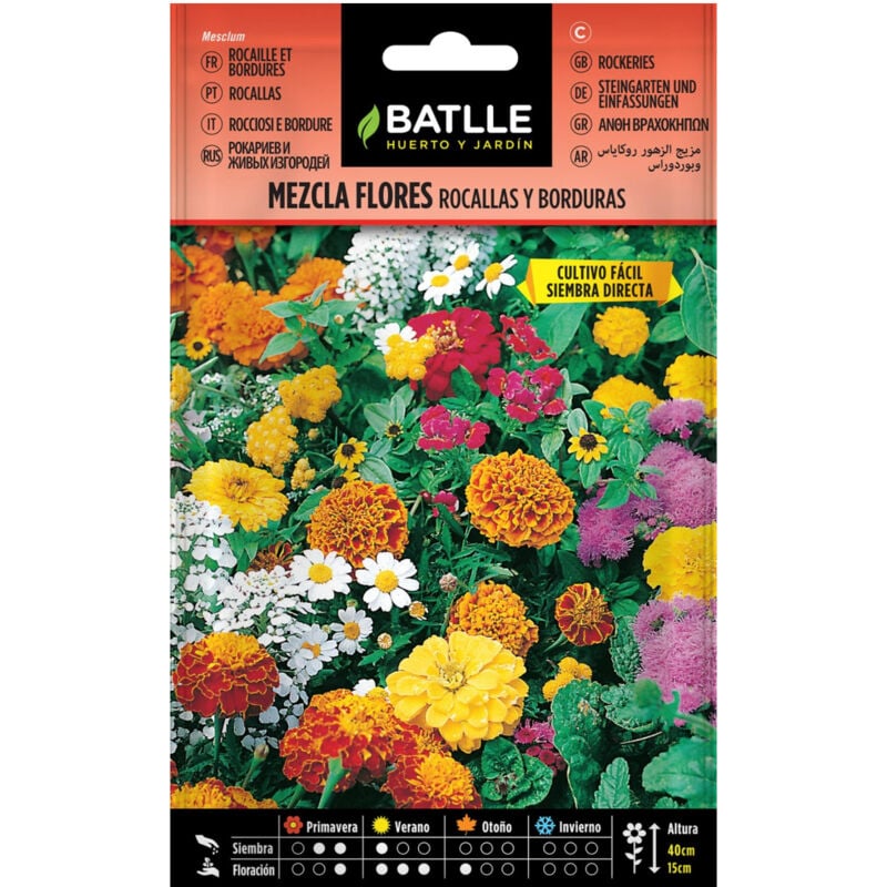 

Semillas de Mezcla de Flores Rocallas y borduras