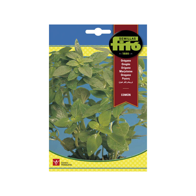 

Plantawa Semillas de Orégano 0.52 gr para Siembra en Primavera Planta Aromática para Cultivar - Fitó