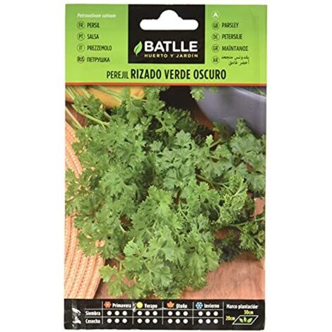 Semillas de Perejil Rizado Verde Oscuro Batelle Bolsa 10 gr - BAT-014502BOLS