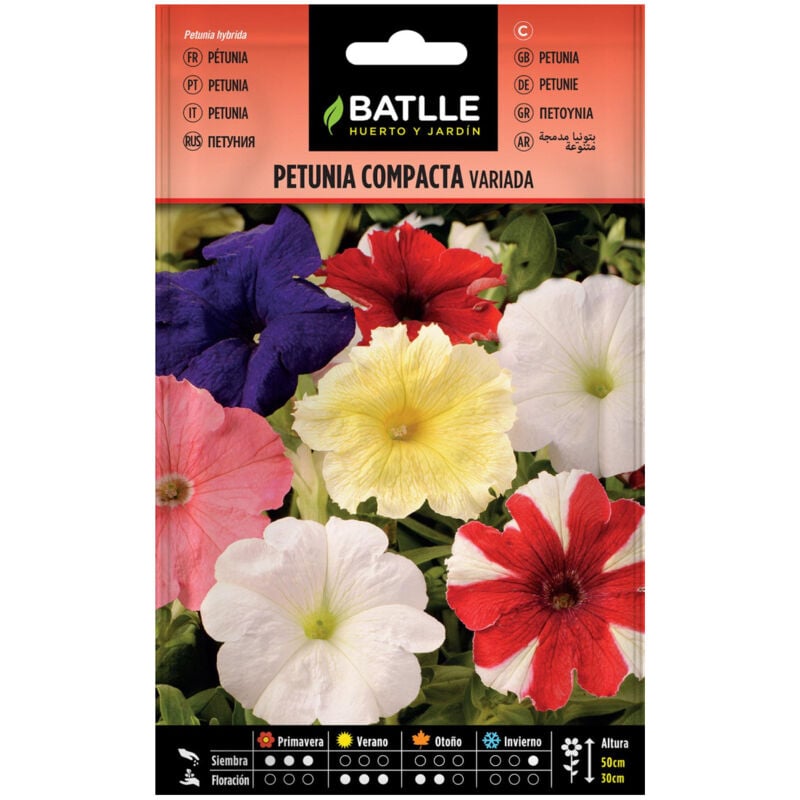 

Semillas de Petunia compacta variada