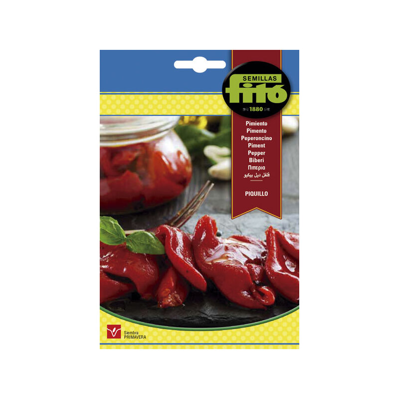 

Plantawa Semillas de Pimiento de Piquillo 1 gr para Siembra en Primavera Hortaliza para Cultivar - Fitó