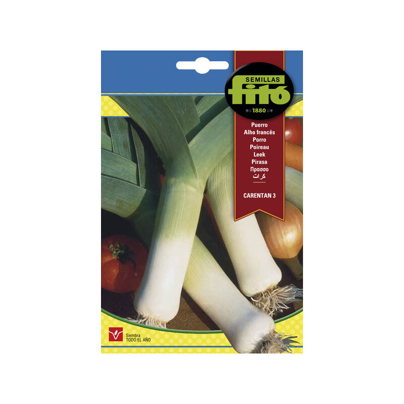 

Plantawa Semillas de Puerro Carentan 3 8 gr para Siembra en Primavera Hortaliza para Cultivar - Fitó