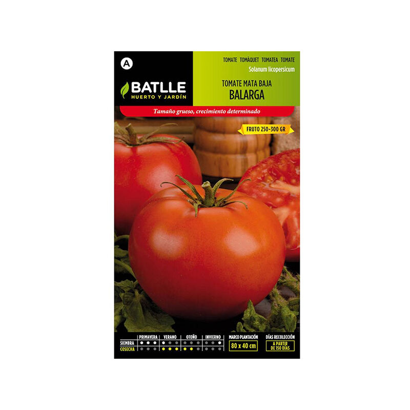 

Plantawa Semillas de Tomate Mata Baja Balarga 5 gr para Siembra Primavera Hortaliza para Cultivar - Battle