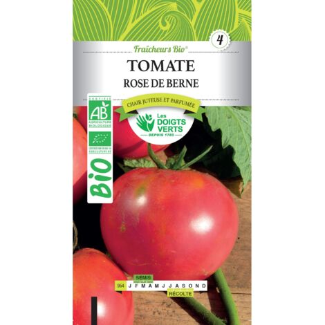 Semillas de tomate rosa de Berna BIO Los Dedos Verdes