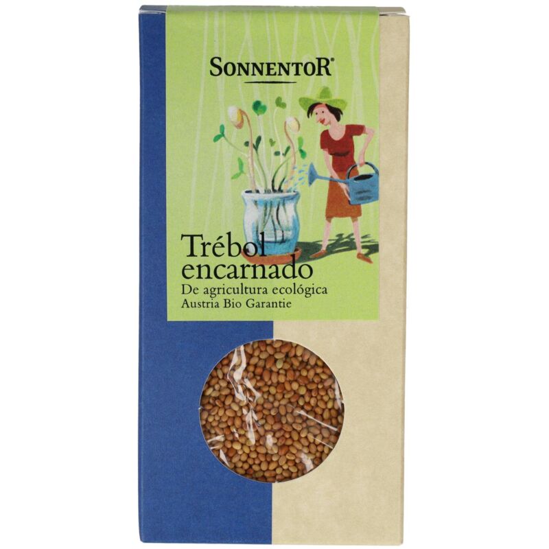 

Semillas de trébol Eco encarnado para germinar 120 g - Sonnentor