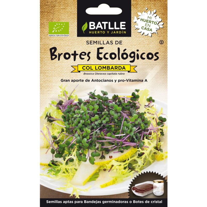 

Semillas germinado Col Lombarda Eco