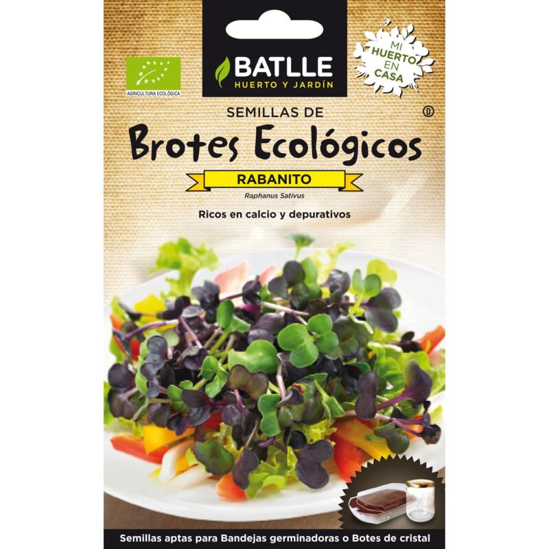 

Semillas germinado Rabanito Sango Eco