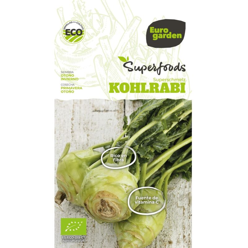 

Semillas Kohlrabi Superschmelz Vitalfoods