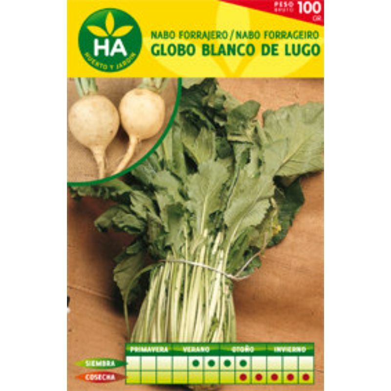 

Semillas Nabo Grelos Blanco Caja 100Gr