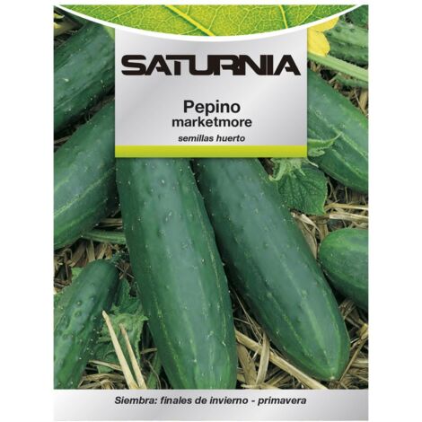 semillas pepino marketmore (5 gramos) semillas verduras, horticultura, horticola, semillas huerto.