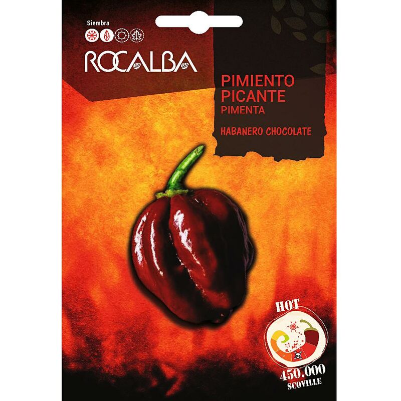 

Semillas Pimiento Picante Habanero Chocolate - Rocalba