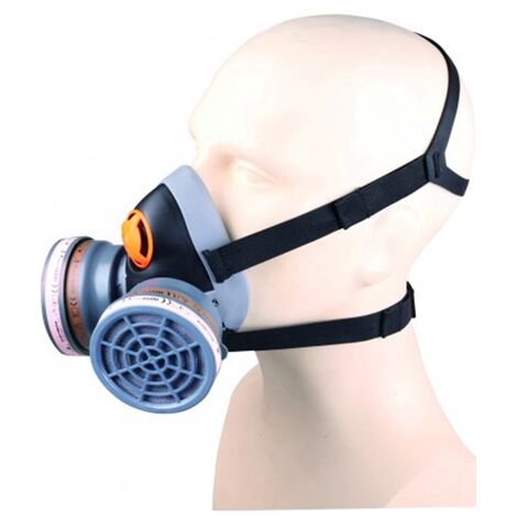 SEMIMASCHERA IN POLIPROPILENE E TERMOPLASTICA CON FILTRI M6400 taglia M/L