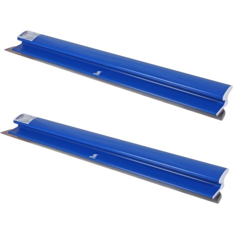 Semin – Lame à enduire 100 cm – Épaisseur 0.3 mm – Lissage sans bavures – Lot de 2 pour enduits et plaques de plâtre