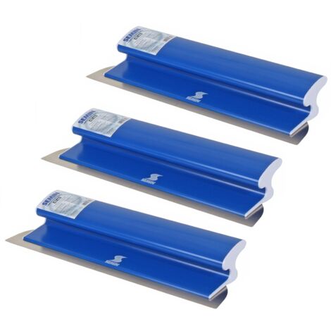 Semin – Lame à enduire CE 78 – Longueur 45 cm – Épaisseur 0.3 mm – Lot de 3 – Lissage sans bavures pour plaques de plâtre