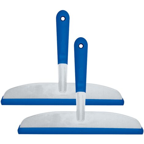 Semin – Lot de 2 raclettes à lisser les enduits 30 cm – Pour enduits en pâte ou poudre – Application avec rouleau – Lissage précis