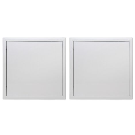 Trappe De Visite Haco – Clapet Blanc 400x600 Mm – ASA Plastique Avec Cadre