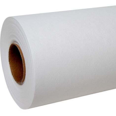 Papier Peint En Fibre De Verre LECO – 6 Rouleaux – Structure Grossière Blanc