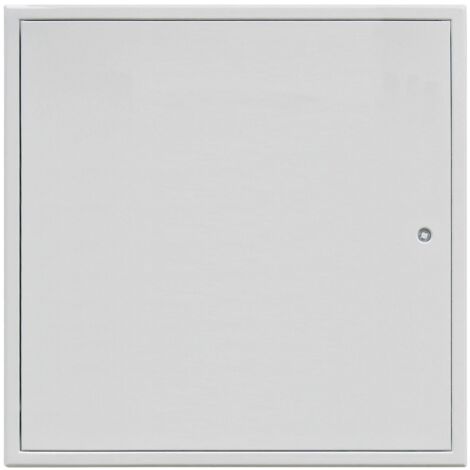 Semin – Trappe de visite HQ laquée blanche 500 mm x 500 mm – Fermeture carrée renforcée – Fixation par ancrages muraux – Pour pièces humides