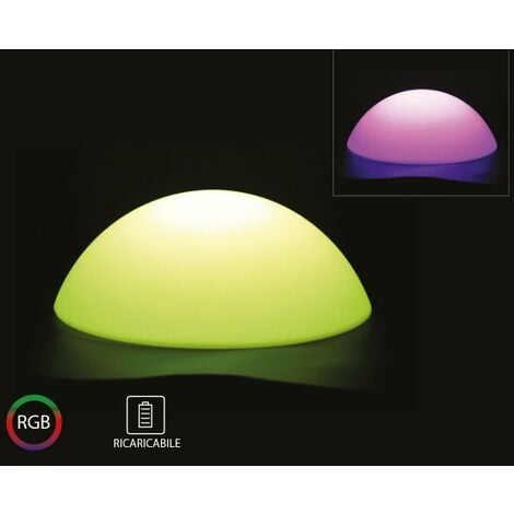 Sfera led ricaricabile