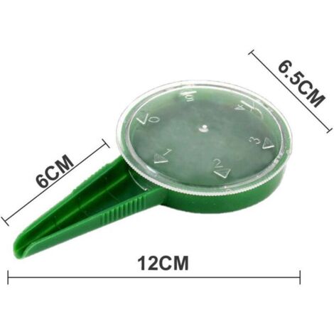 Semoir de Précision 5Niveaux ajustable - Kit Généreux de Distribution de Graines avec Goulot de 12cm - Plastique Renforcé