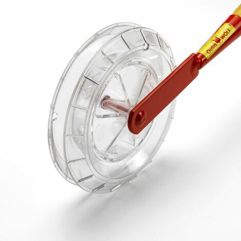 Semoir manuel à graines 1/12L – Tambour synthétique – Manche frêne 75 cm – Orifices réglables 0 à 7 mm – Poids 0.255 kg – Fabre Graines