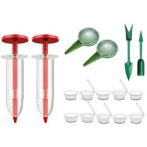 Semoir Manuel Mini de Précision, Planteur de Graines Portable pour Jardin, Kit de Distribution de Graines, Outil de Semis Pratique et Compact