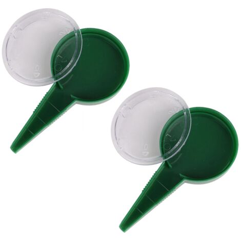 Semoir Manuel Réglable pour Jardins – 2 Pièces, Matière Plastique Militaire, 12cm Longueur – Distributeur de Graines à 5 niveaux pour Plantes