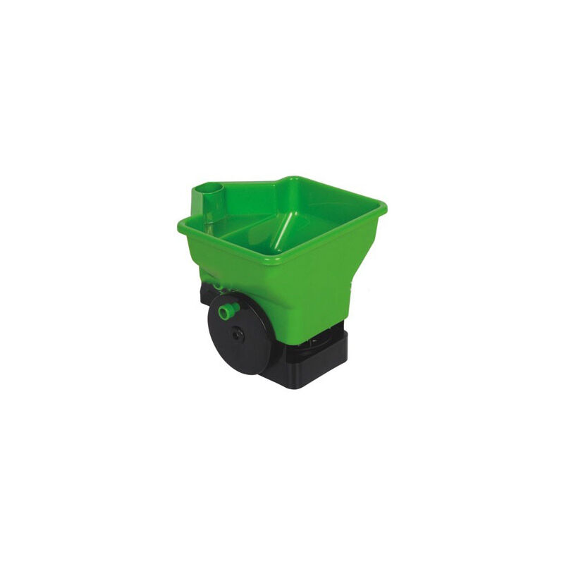 Semoir/applicateur manuel - Dosage précis et pratique du produit - 21 cm x 24 cm x 22,5 cm - Contenance : 3 litres - Vert et noir