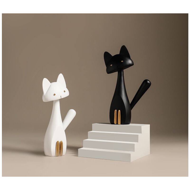 Semplice e carino decorazione in resina animale