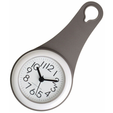 Semplice orologio da bagno, orologio da cucina, orologio da casa con ventosa impermeabile e silenzioso