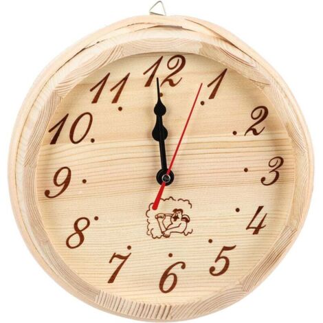Semplice orologio da parete con timer per sauna, accessorio per la decorazione della casa
