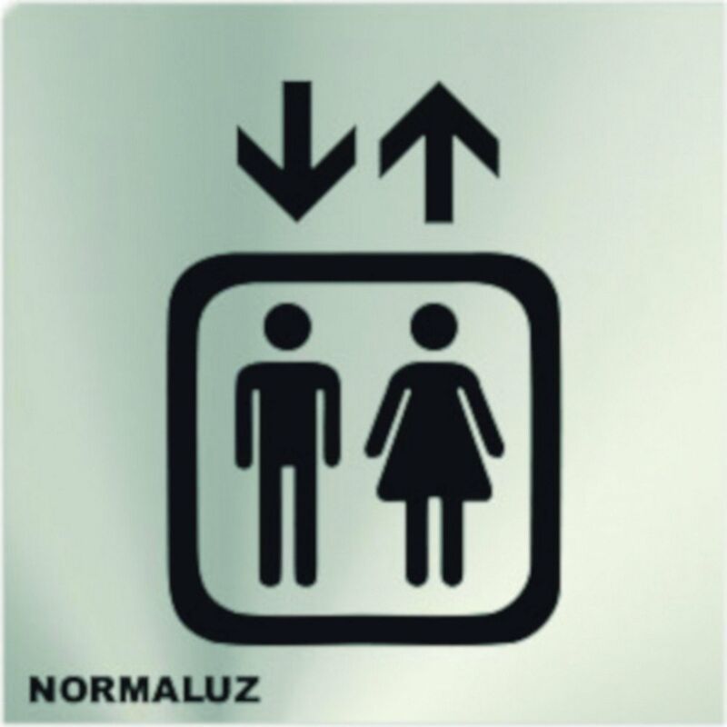 

Normaluz - Señal 120x120mm Inox Adh Ascensor Rd727013