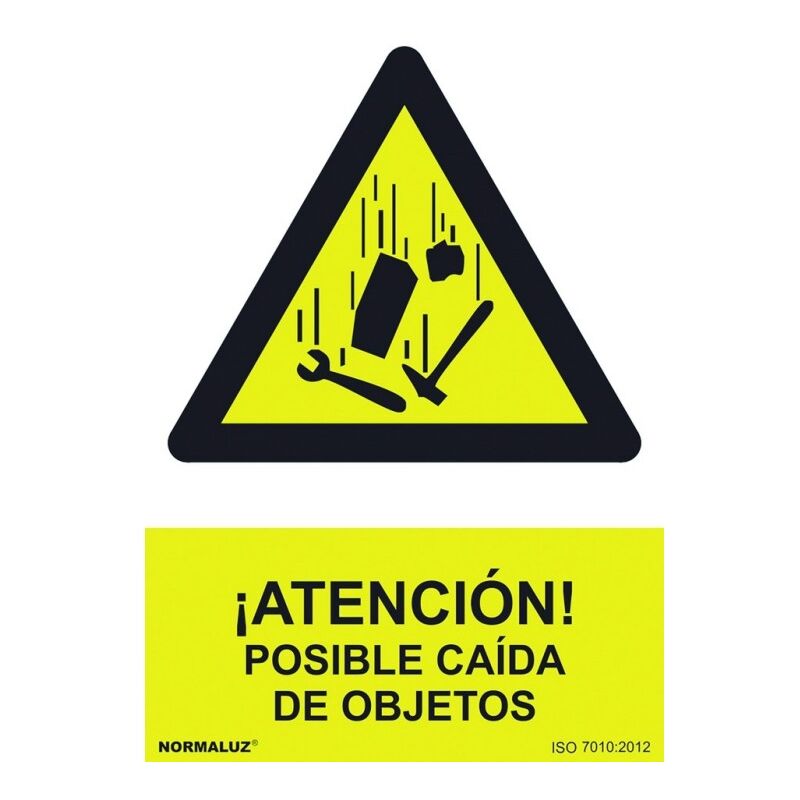 

SeÑal 210x300mm pvc atenciÓn, posible caÍda objetos rd30009