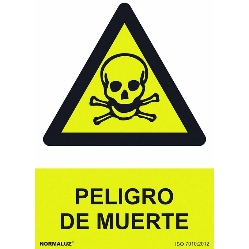 

Señal 210x300mm Pvc Peligro De Muerte Rd30054