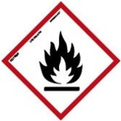 Señal 300X300Mm Pvc Producto Quimico Inflamable Rd47000