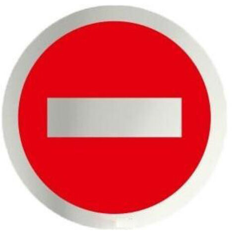 Señal Ø 70Mm Inox Adh Prohibido El Paso Rd797025