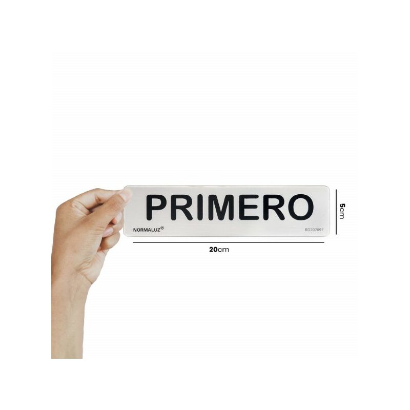

Señal Adhesiva PRIMERO (20 x 5 cm) (Reacondicionado A+)