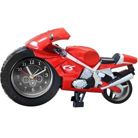 Señal Analógica para Niños – Moto Silenciosa con Función de Sueño – Rojo