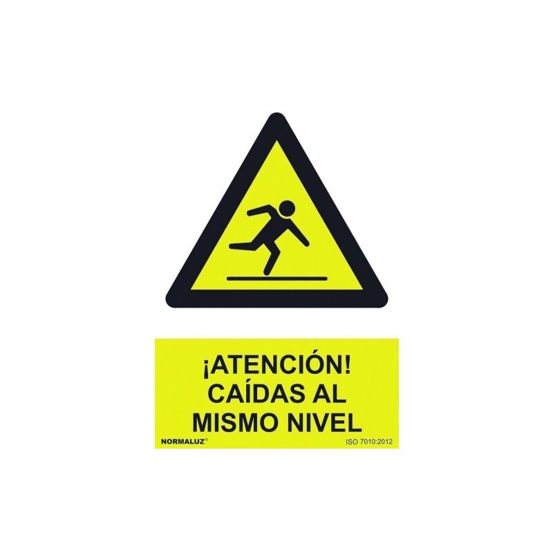 

Normaluz - SeÑal 210x300mm pvc atenciÓn, caÍdas al mismo nivel rd30077