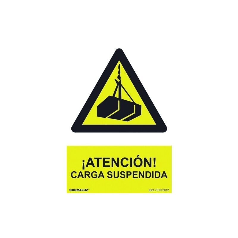 

Normaluz - Señal 210X300Mm Pvc Atencin, Carga Suspendida Rd30005